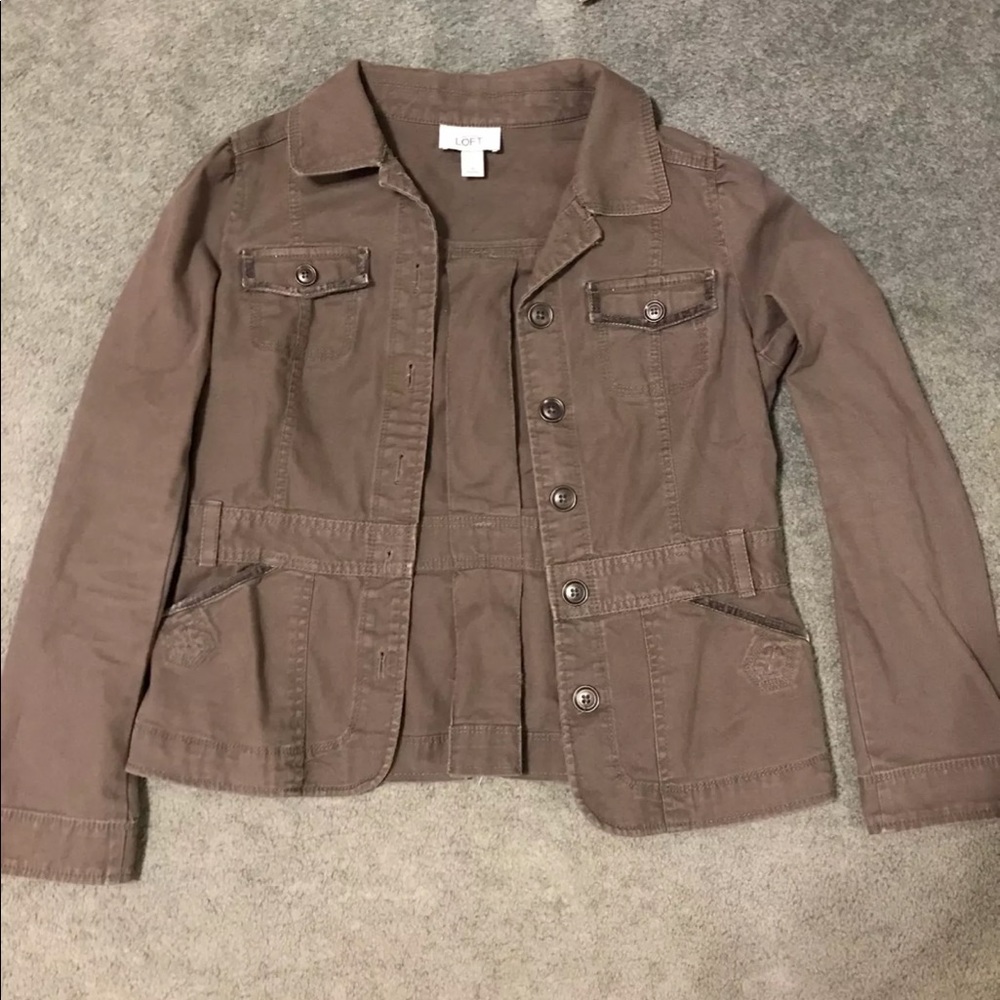 Ann Taylor Olive Jacket